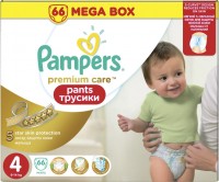 Photos - Nappies Pampers Premium Care Pants 4 / 66 pcs 