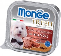 Photos - Dog Food Monge Fresh Pate Beef 100 g 