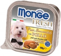 Photos - Dog Food Monge Fresh Pate Chicken 100 g 