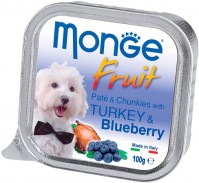 Photos - Dog Food Monge Fruit Pate Turkey/Blueberry 100 g 1