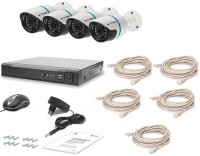 Photos - Surveillance DVR Kit Tecsar IP 4OUT Lux 