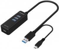 Photos - Card Reader / USB Hub Orico H4019-U3 