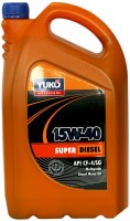 Photos - Engine Oil YUKO Super Diesel 15W-40 5 L