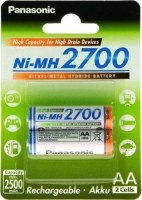 Battery Panasonic High Capacity  2xAA 2700 mAh