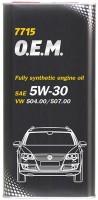 Photos - Engine Oil Mannol 7715 O.E.M. 5W-30 5 L