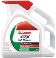 Photos - Engine Oil Castrol GTX High Mileage 15W-40 4 L