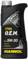 Photos - Engine Oil Mannol 7706 O.E.M. 5W-30 1 L