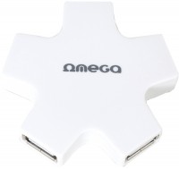 Photos - Card Reader / USB Hub Omega OUH24S 