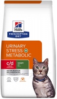 Cat Food Hills PD c/d Urinary Stress/Metabolic Chicken  8 kg