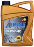 Photos - Engine Oil Alpine RS 0W-40 4 L
