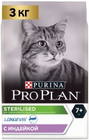 Cat Food Pro Plan Adult 7+ Sterilised Turkey  3 kg