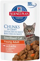 Photos - Cat Food Hills SP Feline Sterilised Young Adult Salmon 85 g 