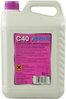 Photos - Antifreeze \ Coolant Alpine Kuhlerfrostschutz C40 Violett 5 L