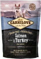 Photos - Dog Food Carnilove Puppy Salmon/Turkey 1.5 kg