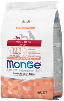 Photos - Dog Food Monge Speciality Mini Adult Salmon/Rice 