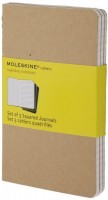 Photos - Notebook Moleskine Set of 3 Squared Cahier Journals Large Beige 