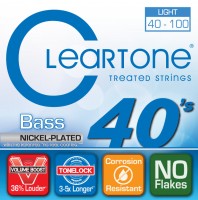 Strings Cleartone Nickel-Plated Light Bass 40-100 