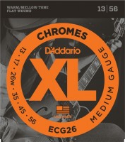 Photos - Strings DAddario XL Chromes Flat Wound 13-56 