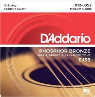 Photos - Strings DAddario Phosphor Bronze 12-String 12-52 