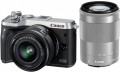 Canon EOS M6  kit 15-45 + 55-200