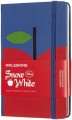 Moleskine Snow White Ruled Notebook Pocket Blue 