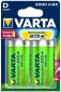 Varta Rechargeable Accu 2xD 3000 mAh