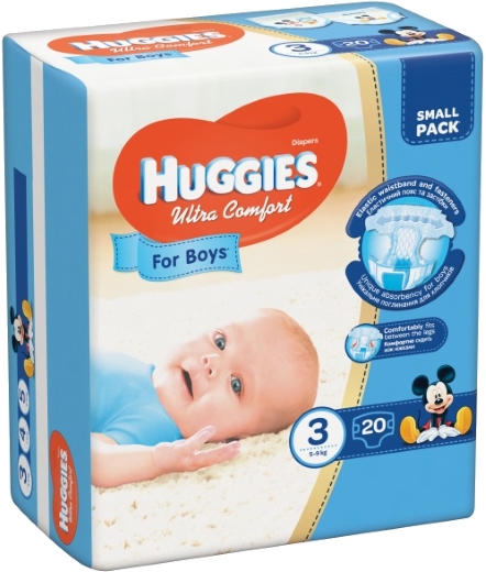 Huggies Ultra Comfort Boy 3 / 20 pcs - buy nappies: prices, reviews ...