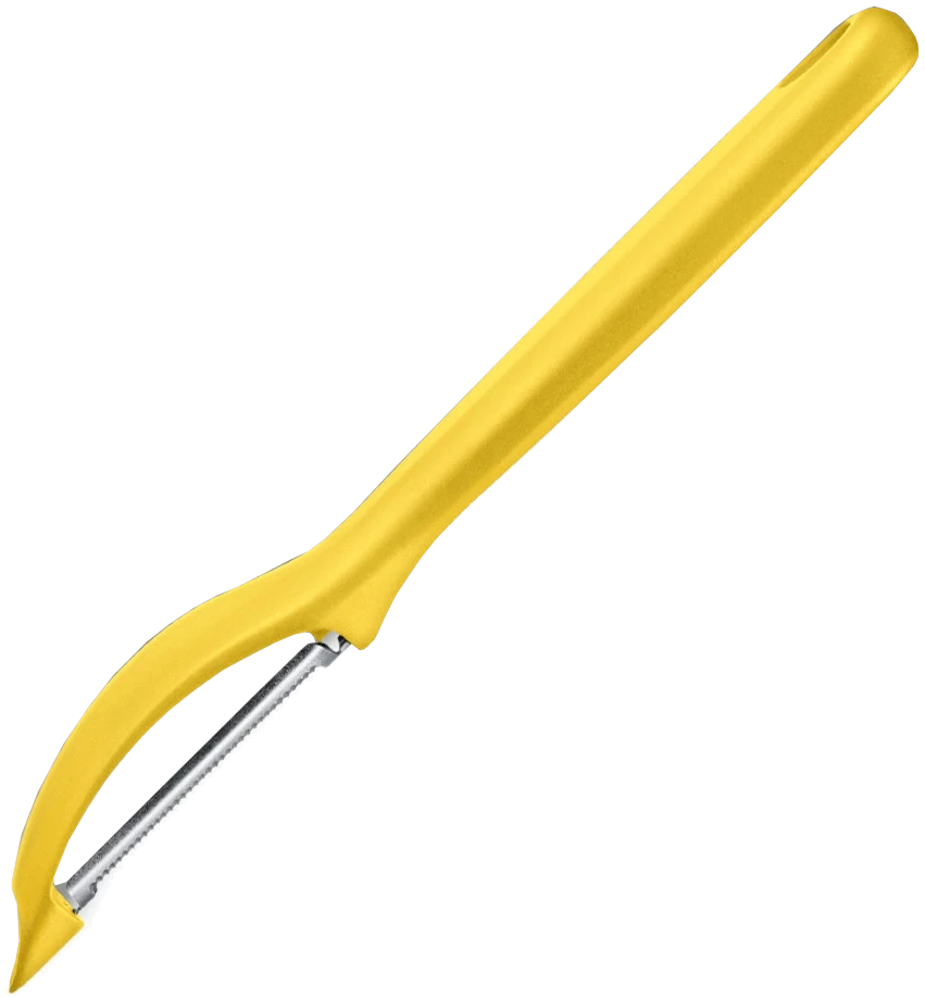 Victorinox 7.6075.8 8 5/16 Yellow Straight Vegetable Peeler with