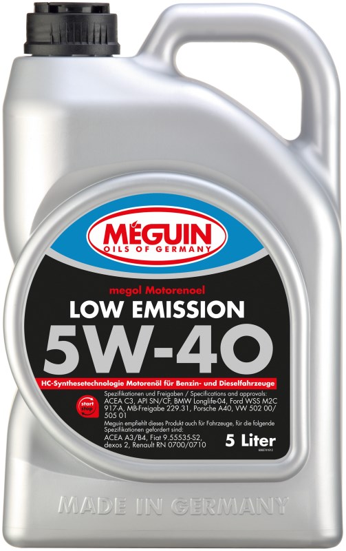Meguin Low Emission 5W-40 5 L - buy engine Oil: prices, reviews
