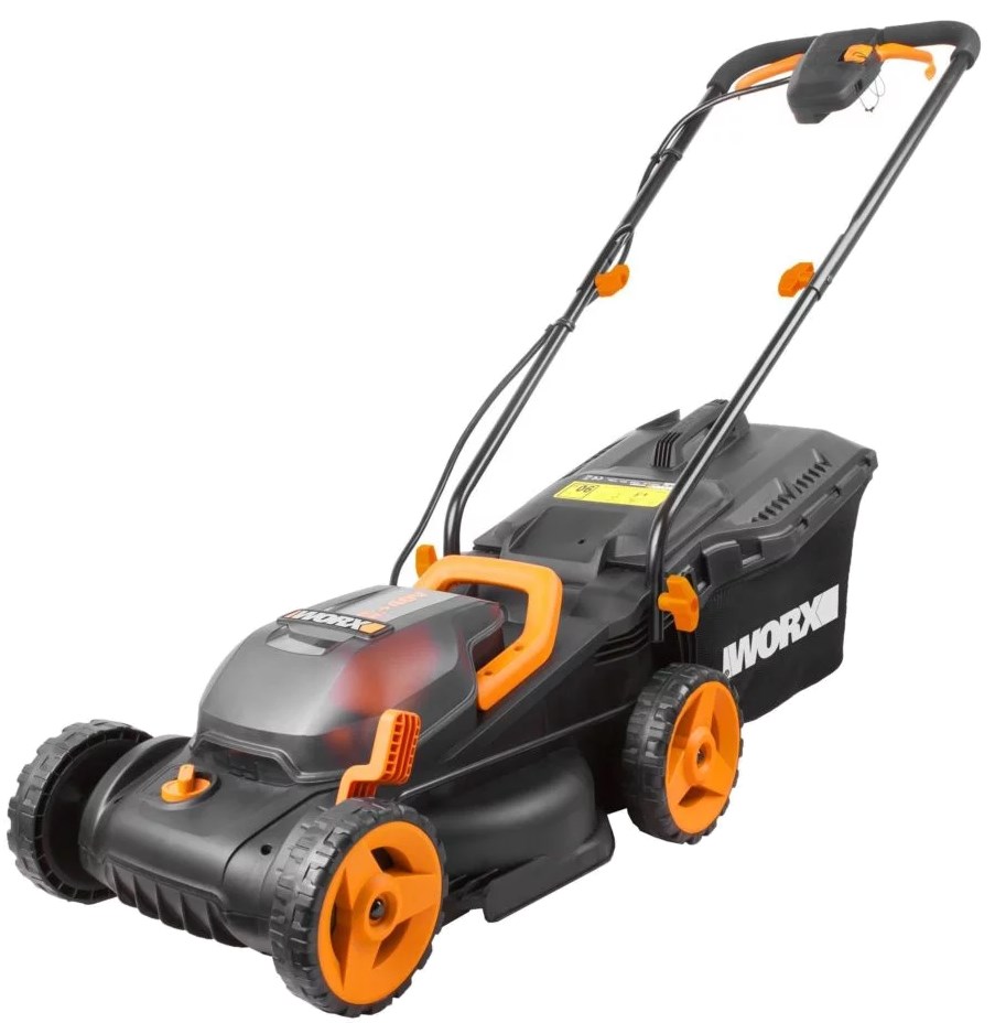 Worx WG779E buy lawn Mower prices reviews specifications