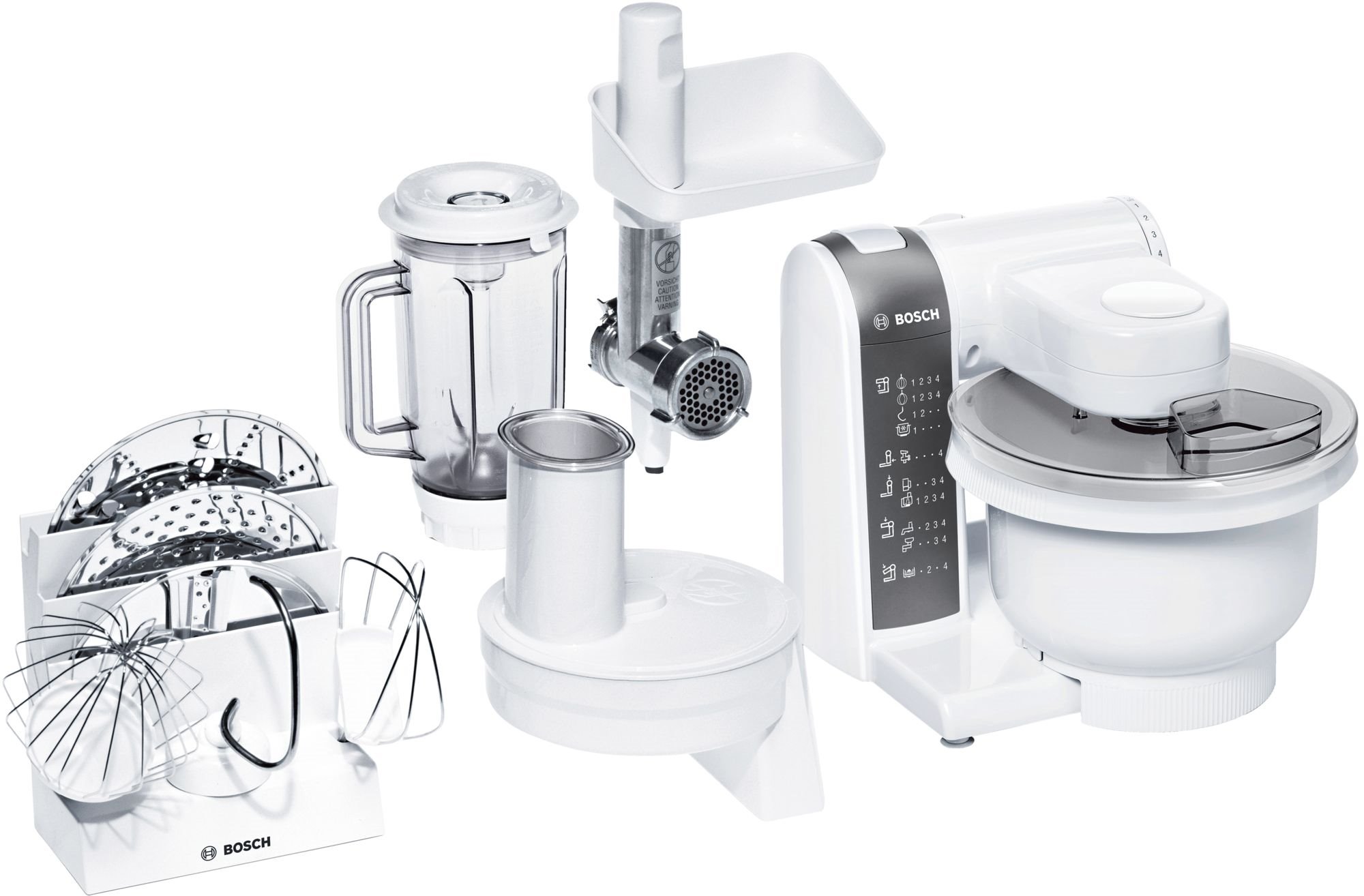 Bosch MCM4200 800W 2.3L White Food Processor Hardware/Electronic