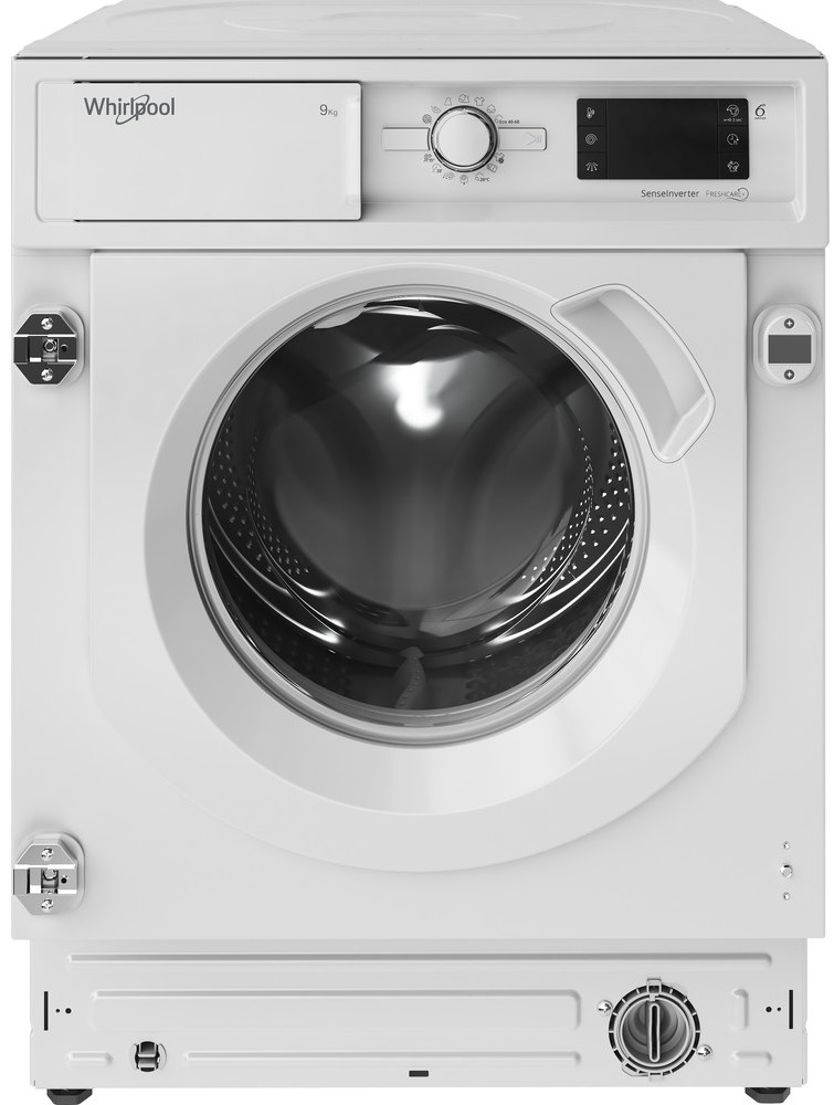 haier hwq90b416fwb integrated 9 kg 1600 spin washing machine