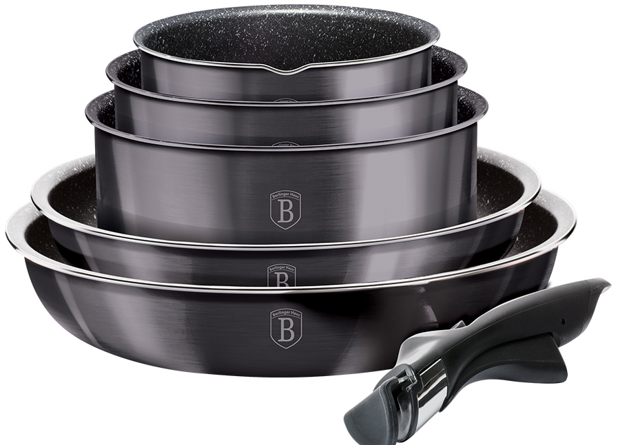 BerlingerHaus TITANIUM POT SET 10 PCS. BERLINGER HOUSE BH-6065