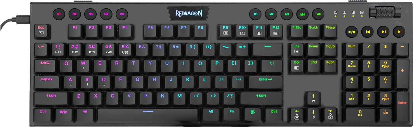 Redragon K658 PRO SE 90% 3-Mode Wireless RGB Gaming Keyboard, 94 Keys –  REDRAGON ZONE