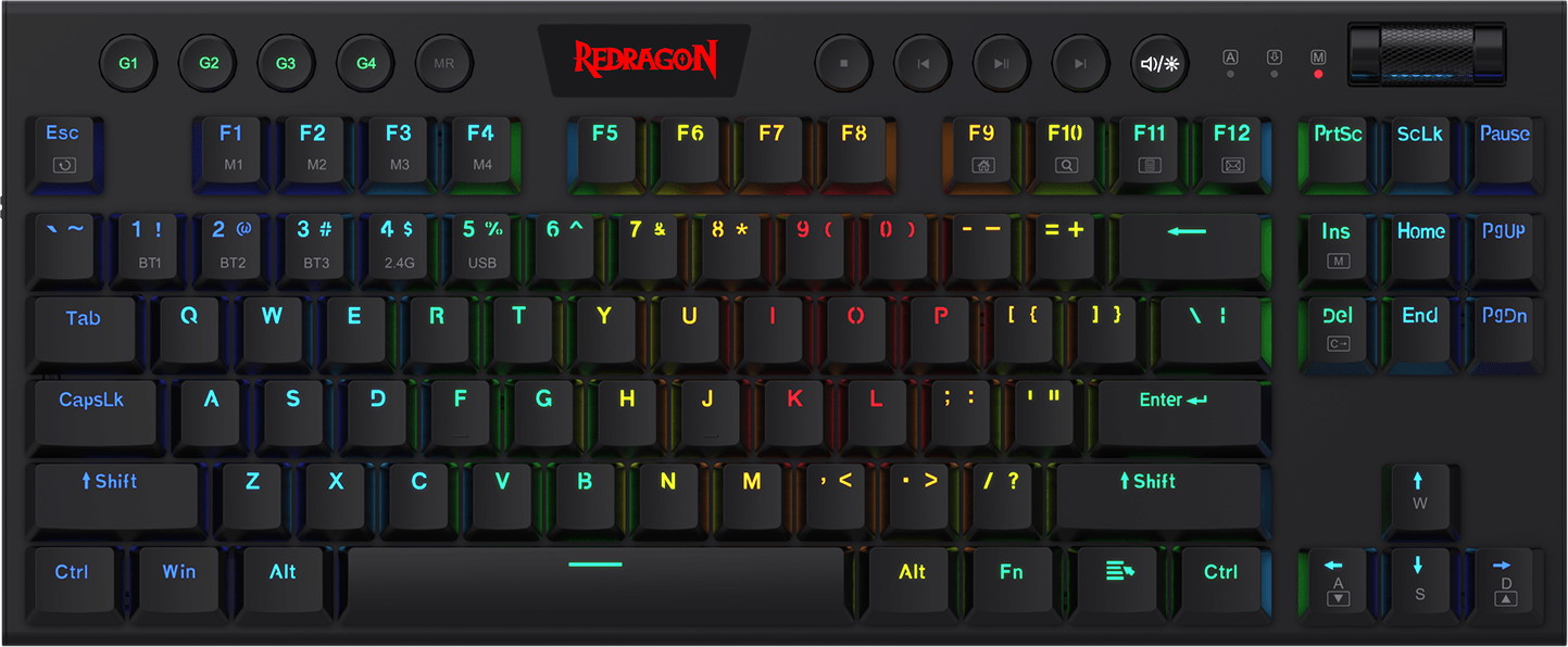 Redragon K658 PRO SE 90% 3-Mode Wireless RGB Gaming Keyboard, 94 Keys –  REDRAGON ZONE