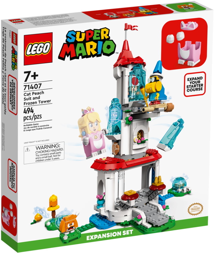 Lego Cat Peach Suit and Frozen Tower Expansion Set 71407 - buy