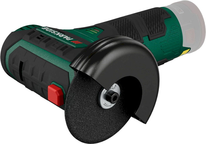 Review Lidl rechargeable angle grinder. Parkside 125 mm. PWSA 20-Li B3. On  battery 