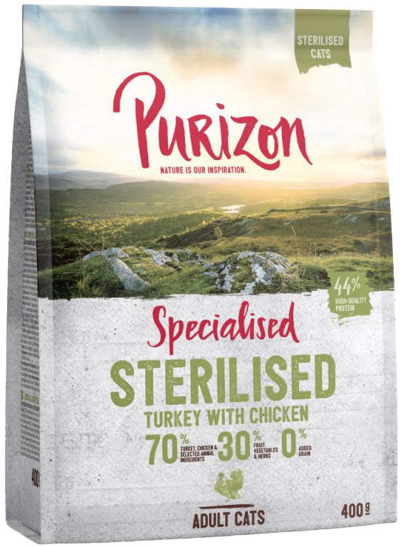 Purizon Premium Dry Cat Food with Chicken and Fish 6.5kg 