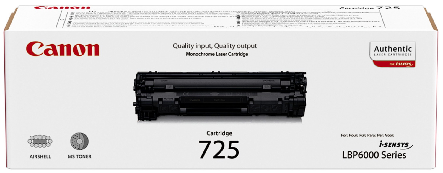 Canon 725 3484B002 - buy ink & Toner Cartridge: prices, specifications > price stores Great Britain: London, Manchester, Glasgow, Birmingham, Edinburgh