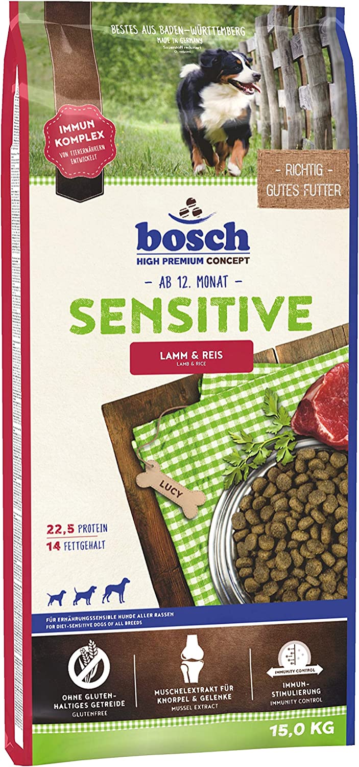 Bosch Sensitive Lamb/Rice - buy dog Food: prices, reviews, specifications > price in Great Britain: London, Manchester, Glasgow, Birmingham, Edinburgh