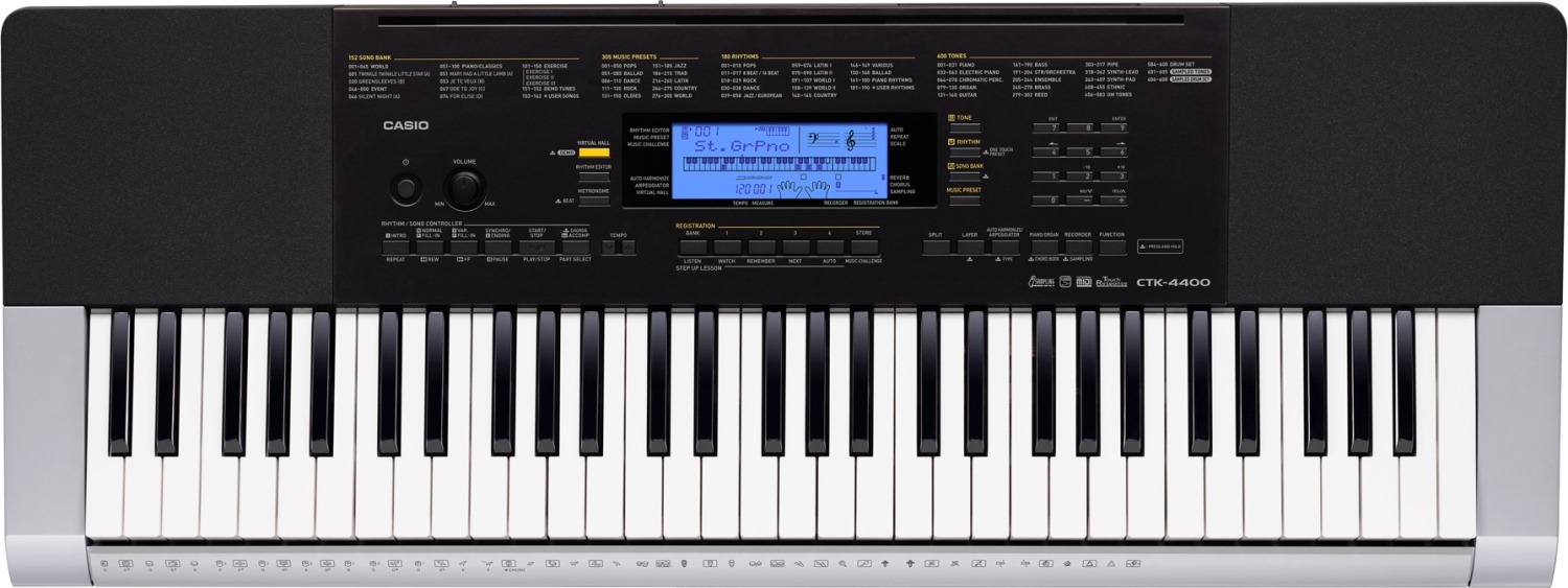 Comparison Casio CTK 3500 vs Casio CTK 4400 Keys Specs Effects and control Connectors In box General